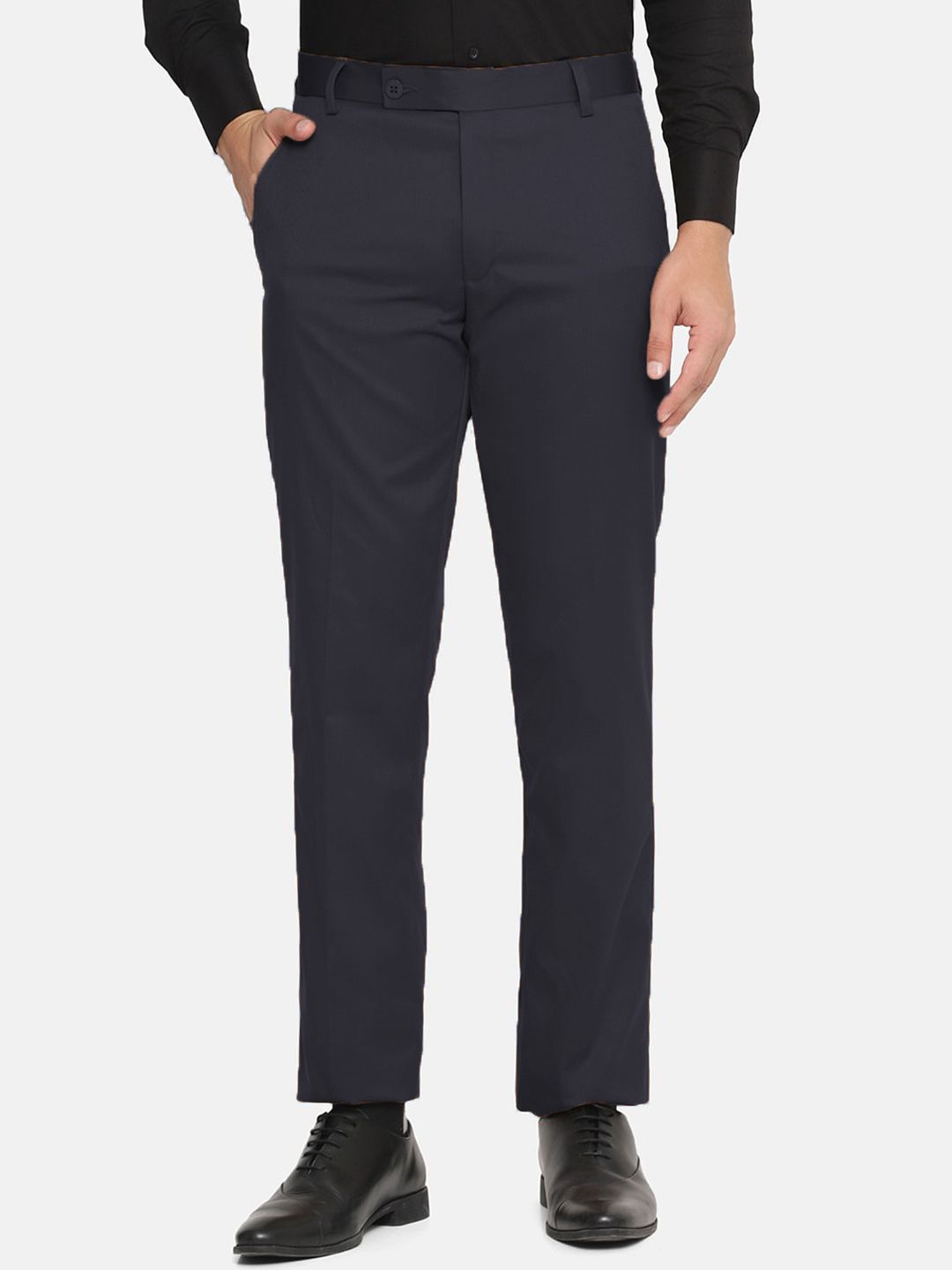 MANCREW Men Relaxed Regular Fit Formal Trousers
