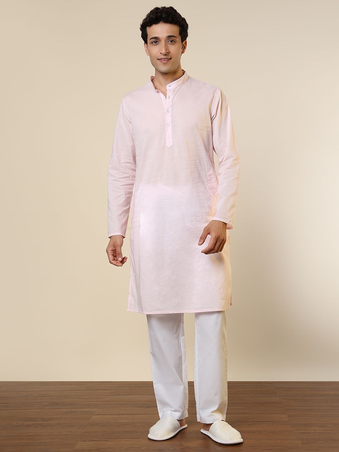 SleepZ by Raymond Men Chikankari Kurta