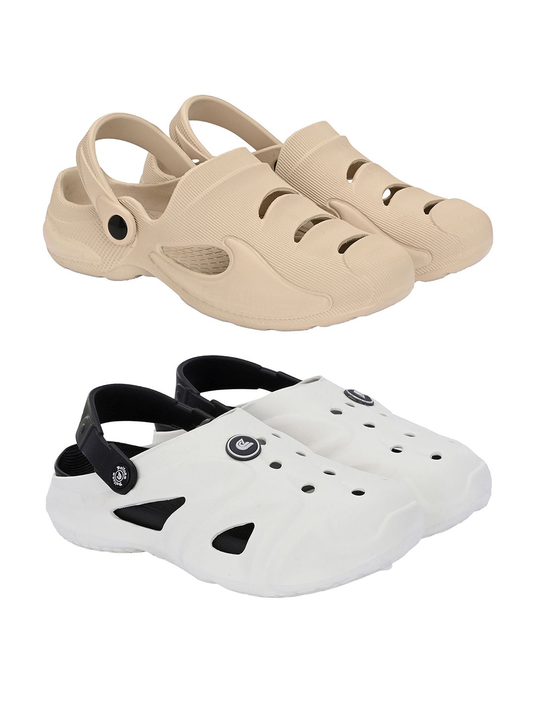 BIRDE Men Pack Of 2 Rubber Clogs