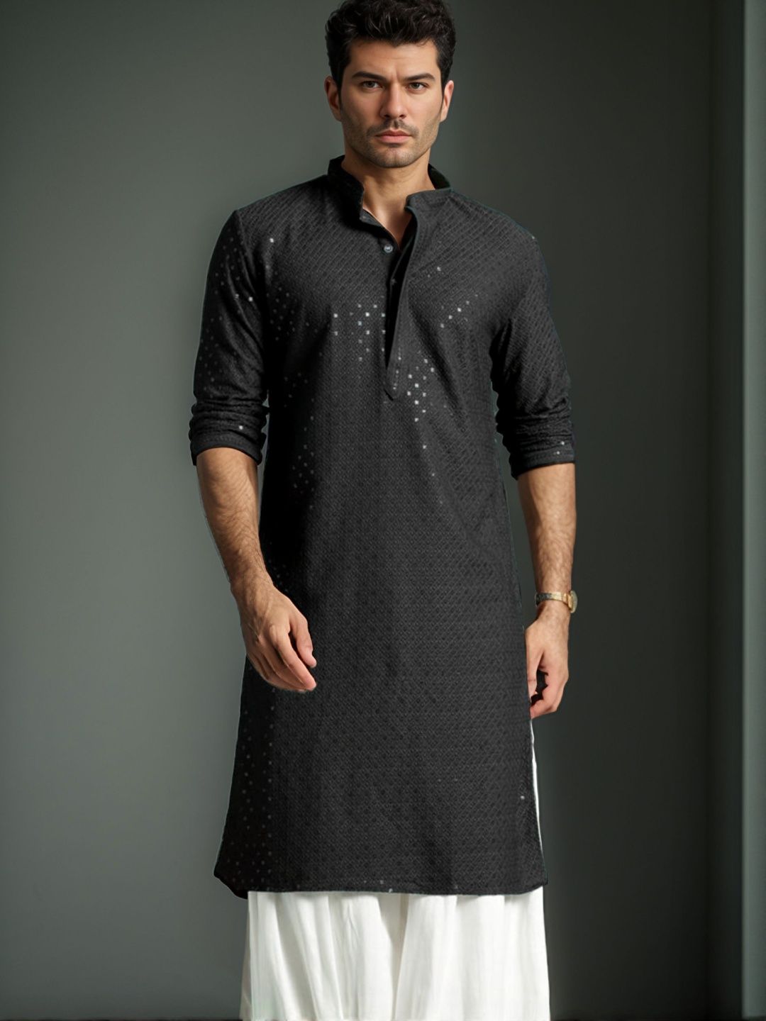 Moda Rapido Men Blended Straight Kurtas