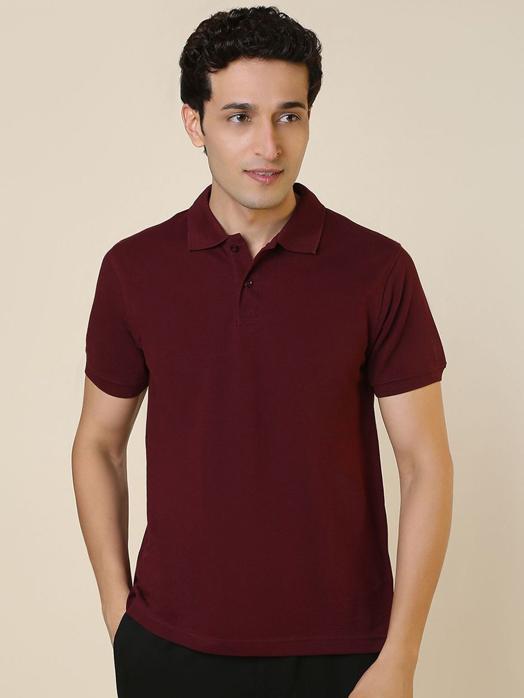 SleepZ by Raymond Men Polo Collar T-shirt