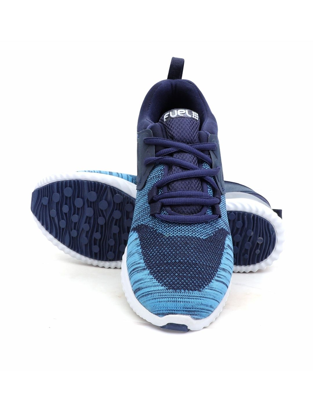 FUEL Men Blue Mesh Running Shoes