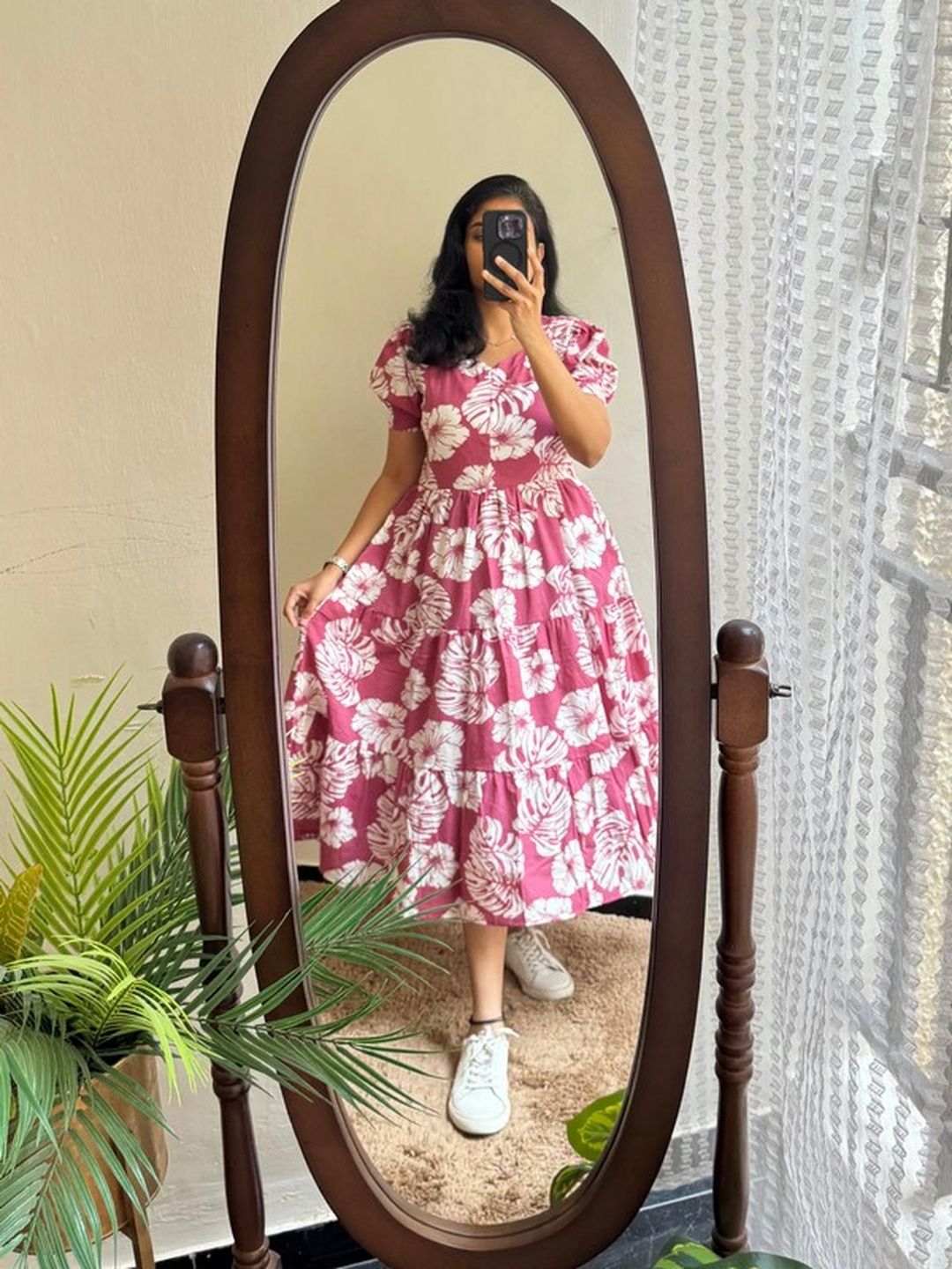 AURIPRX FASHION Women Pink Viscose Rayon Kurta