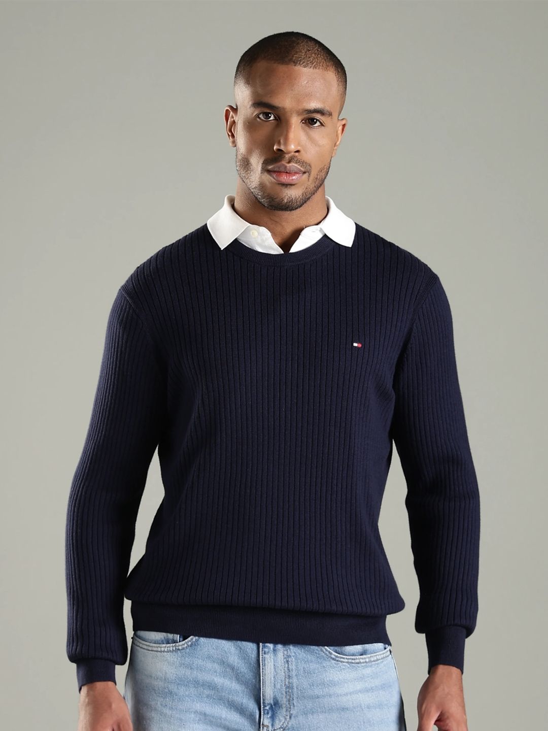 Tommy Hilfiger Men Regular Fit Pullover Sweater