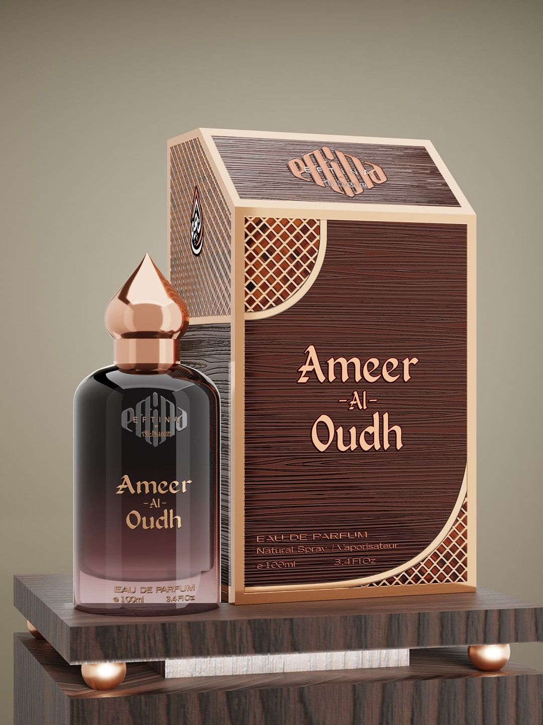 Al-Nuaim Ameer Al Oudh Long Lasting Eau De Parfum Natural Spray - 100 ml
