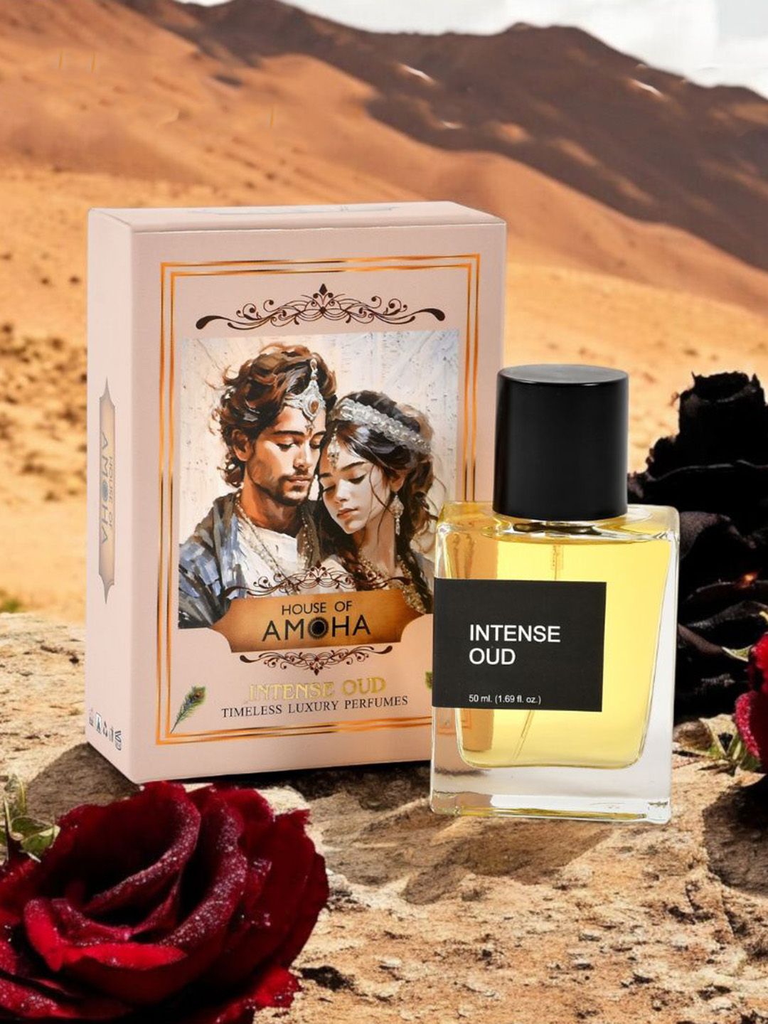 HOUSE OF AMOHA Intense Oud Long Lasting Eau De Parfum - 50 ml