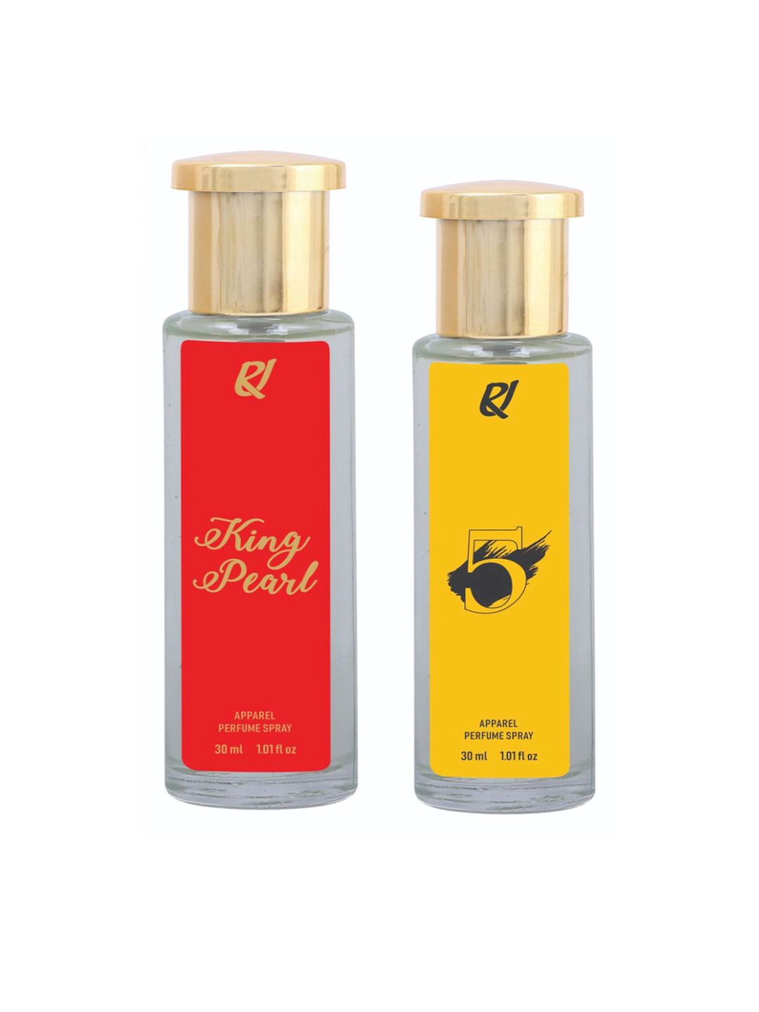 Appreal Unisex King Pearl & 5 Perfume Set - Pack of 2, 30 ml Each