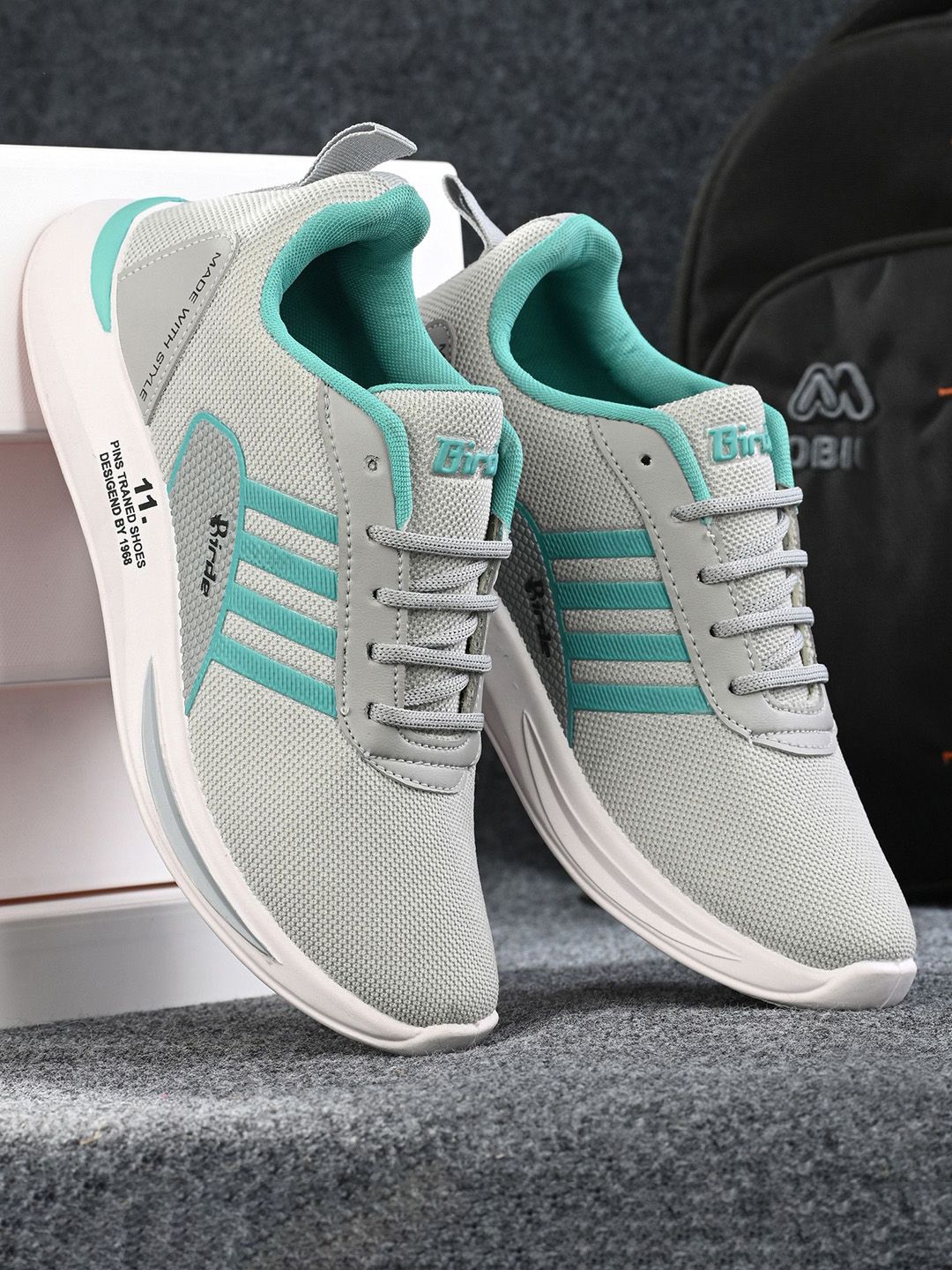 BIRDE Men Pack Of 2 Colourblocked Sneakers