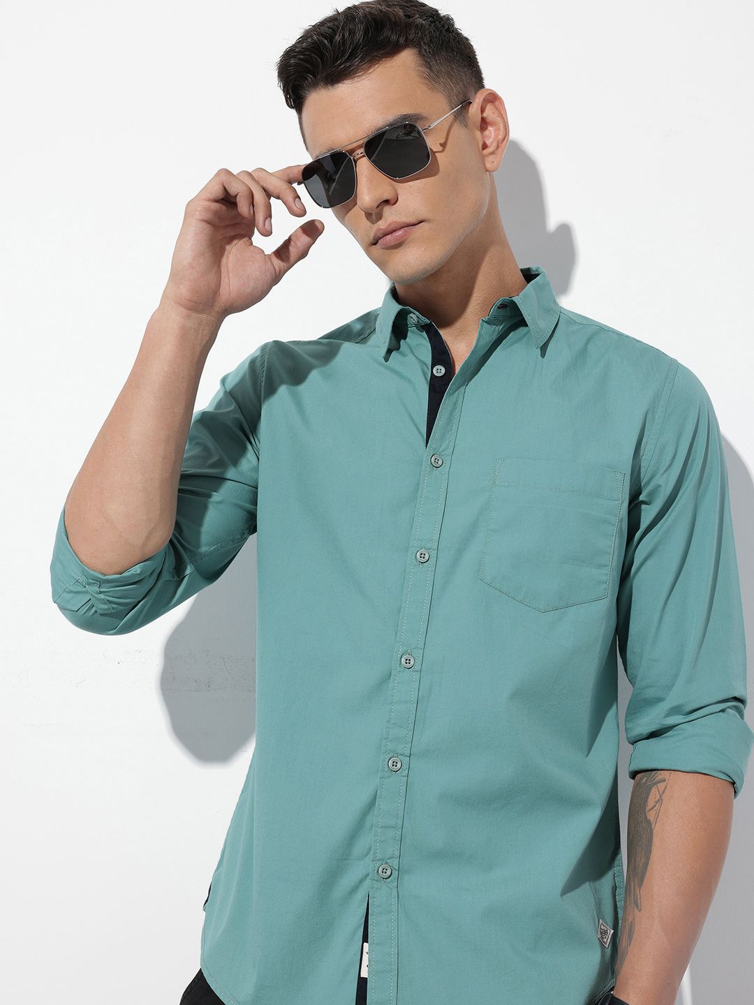 The Roadster Life Co. Pure Cotton Casual Shirt