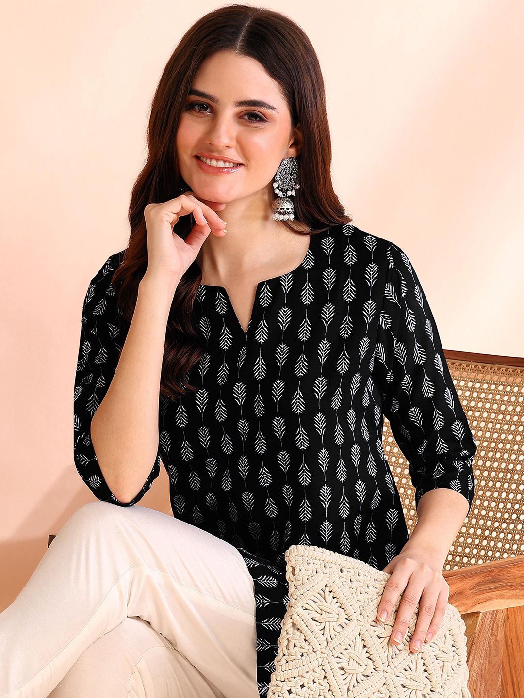 Anouk Rustic Women Ethnic Motifs Printed Kurti