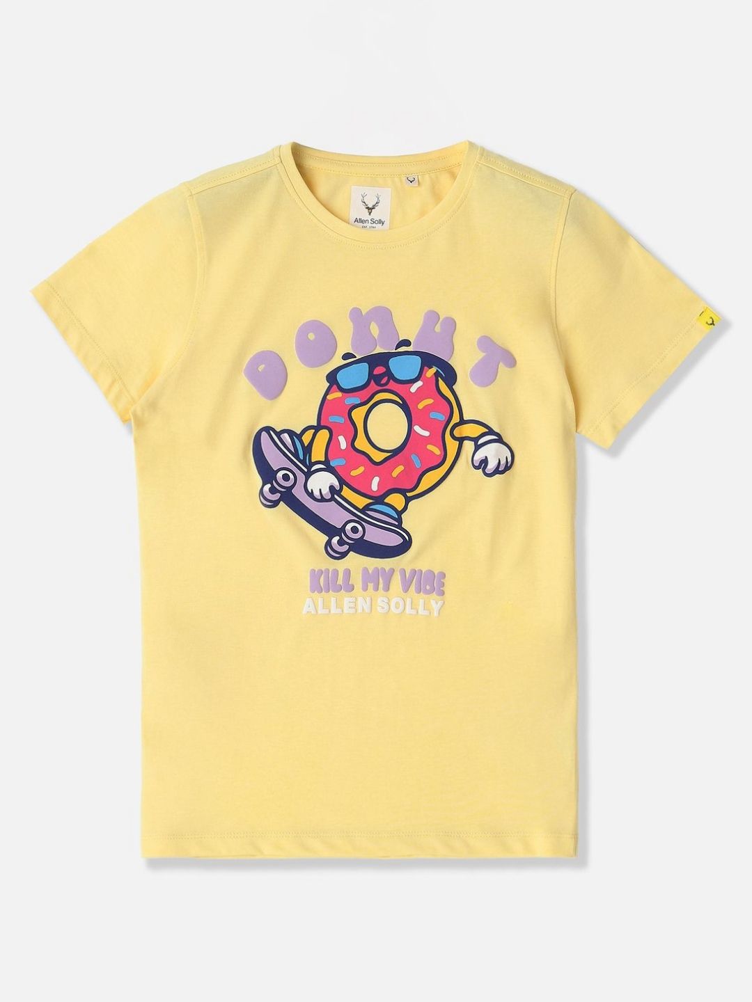 Allen Solly Junior Boys Graphic Printed Round Neck T-shirt