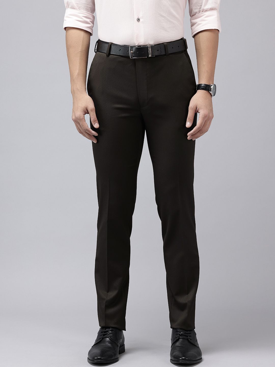 Park Avenue Men Super Slim Fit Formal Trousers