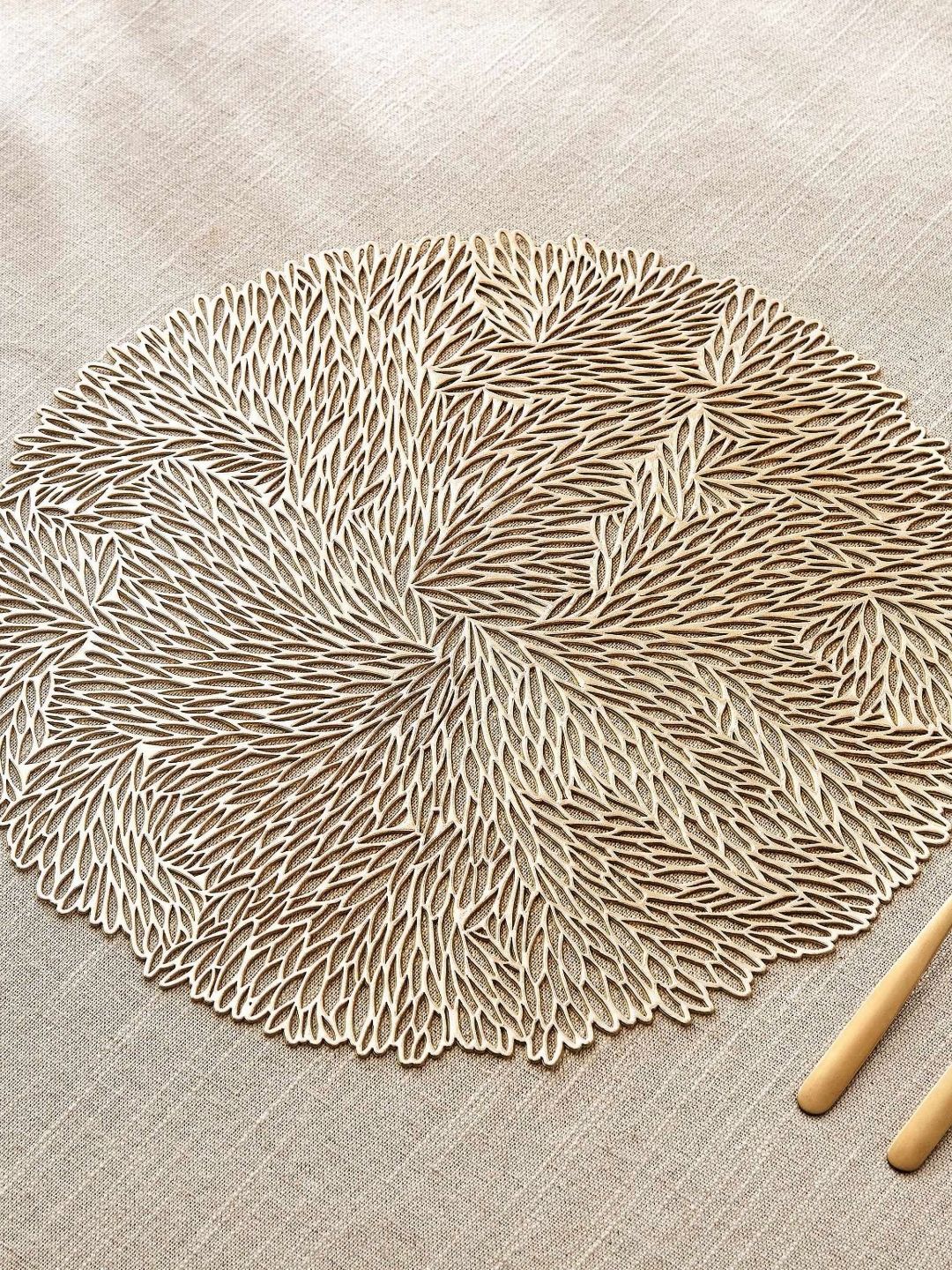 Home Centre Home Centre Cinder PVC Leaf Table Placemats