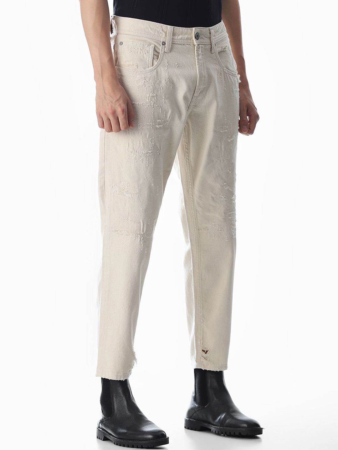 Frank Slim Fit Low-Rise Stretchable Jeans