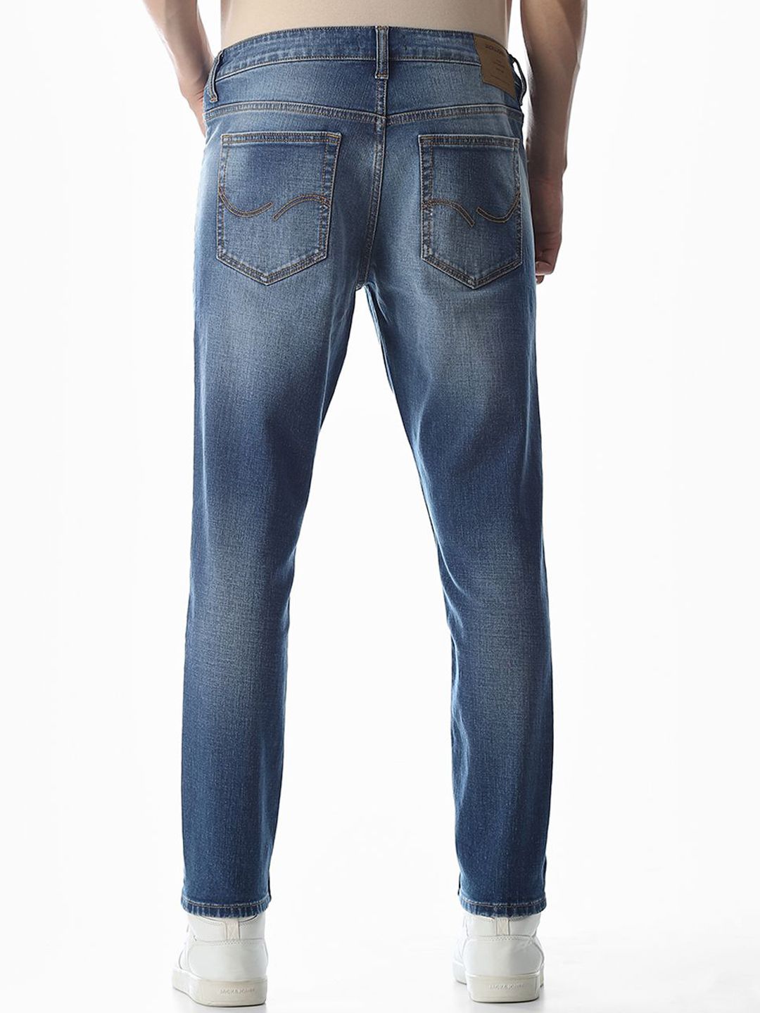 Slim Fit Low-Rise Heavy Fade Stretchable Jeans