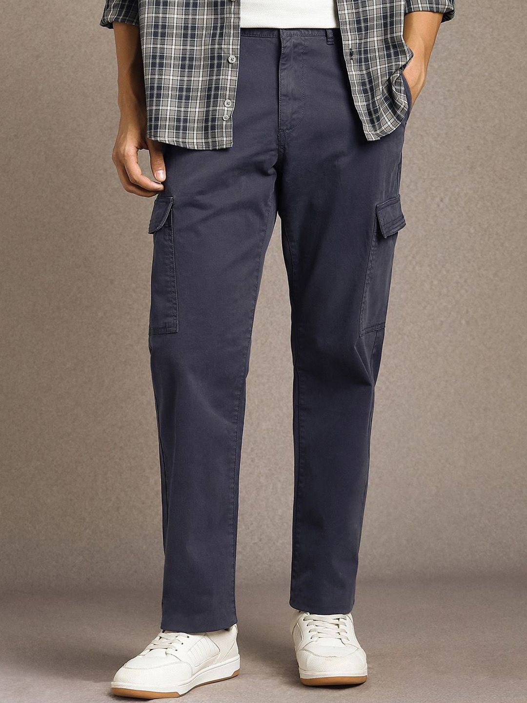 Louis Philippe Jeans Louis Philippe Jeans Men Relaxed Fit Trousers