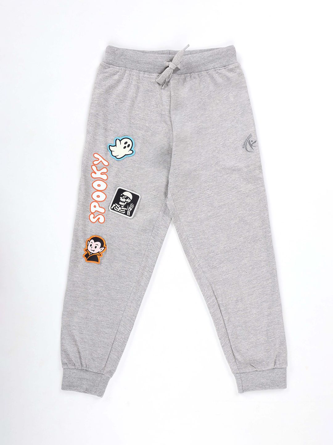 KiddoPanti Boys Typography Printed Regular Fit Pure Cotton Jogger Track Pant