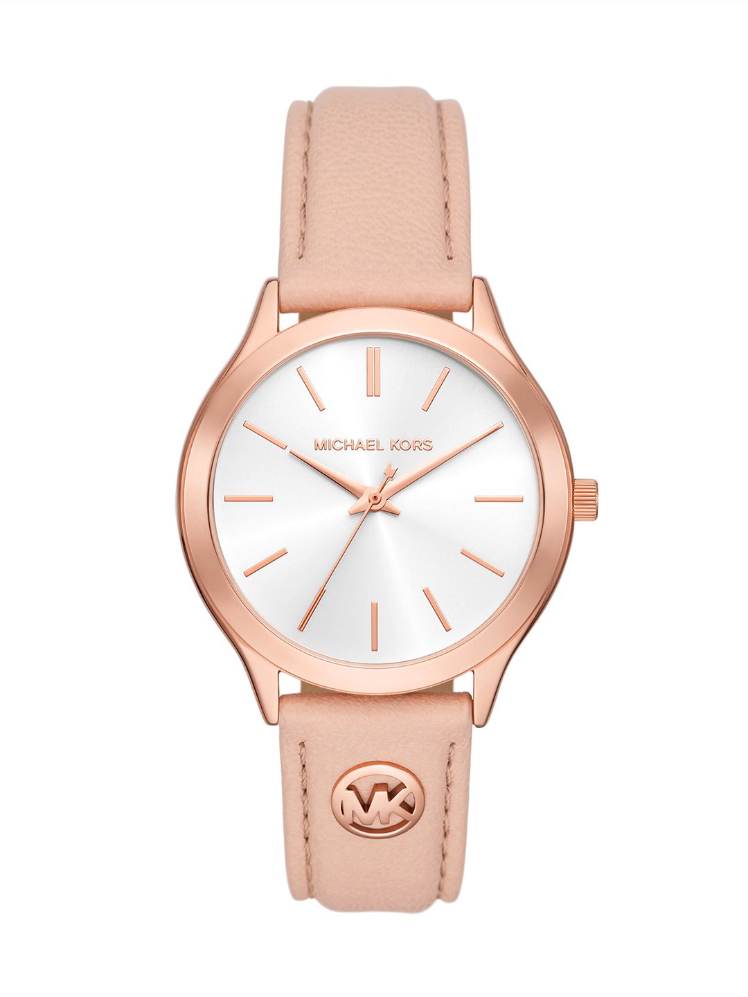 Michael Kors Michael Kors Women Slim Runway Leather Straps Analogue Watch MK7545I