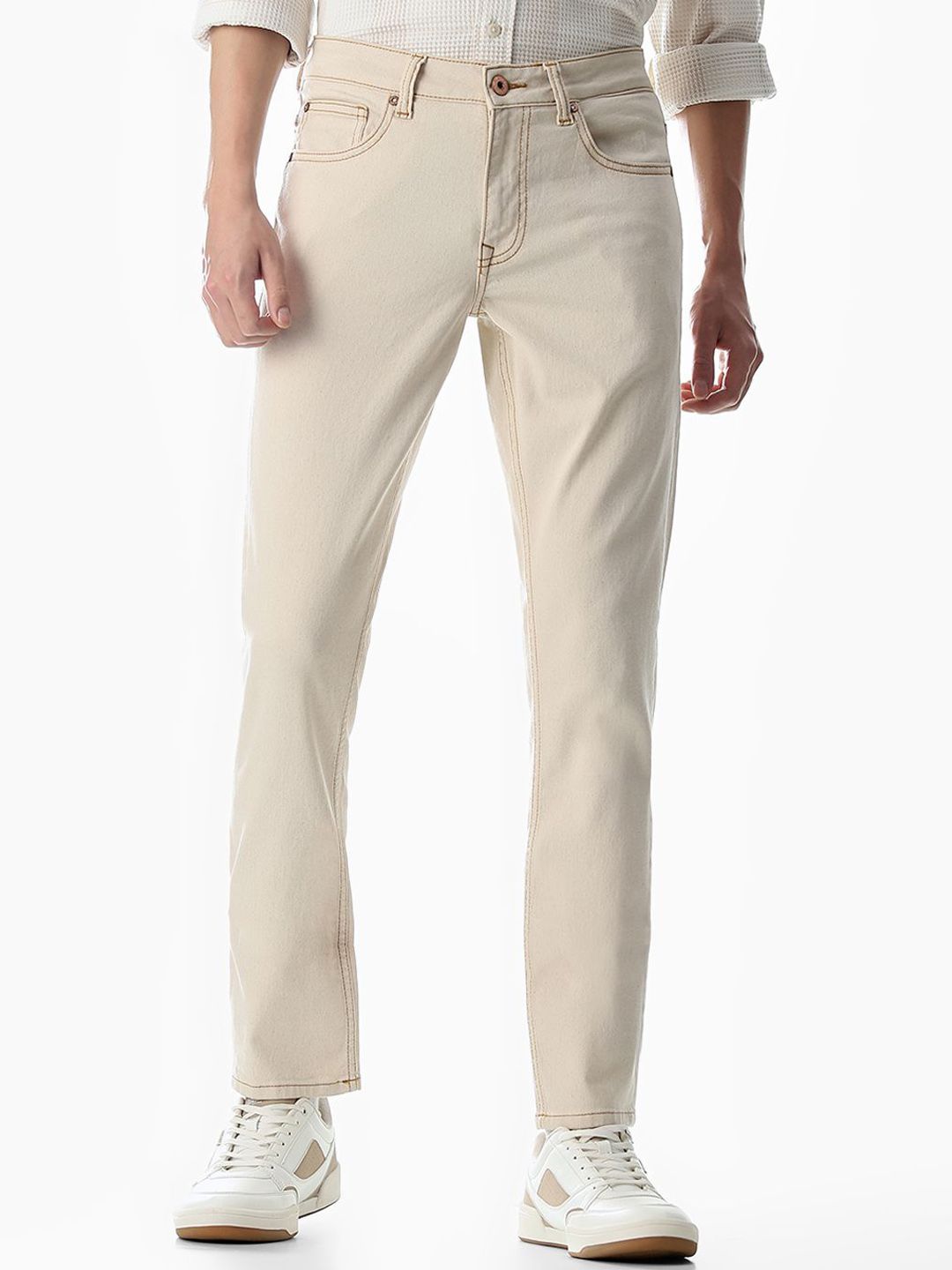 JJI IND GLENN SPARK JEANS Slim Fit Low-Rise Stretchable Jeans