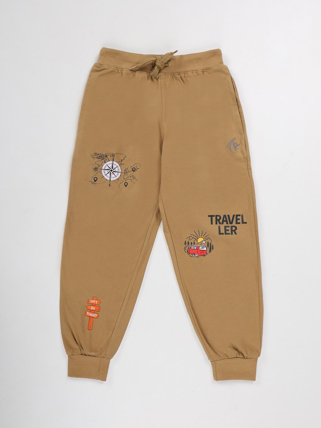 KiddoPanti Boys Pure Cotton Regular Fit Track Pant