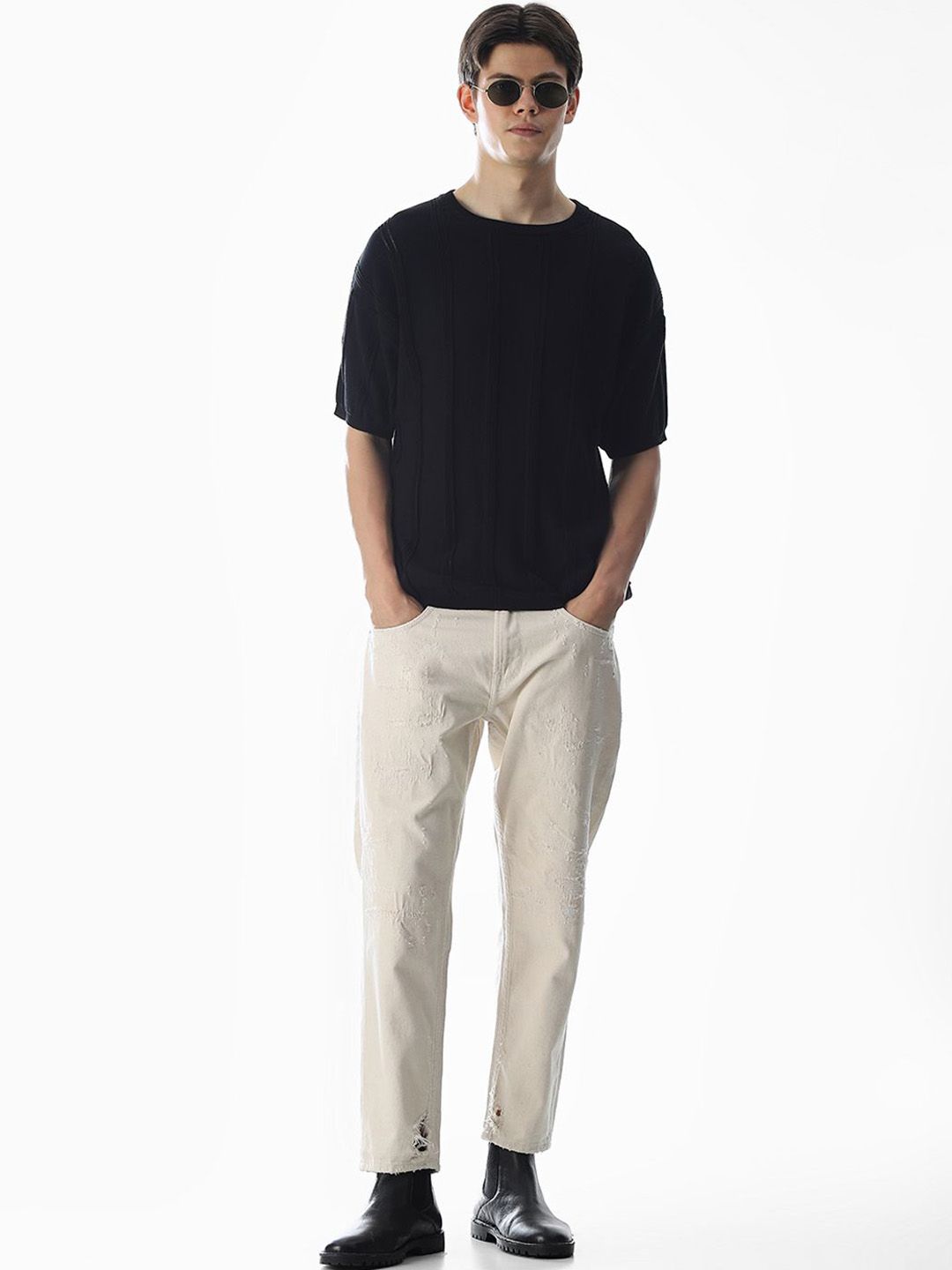 Frank Slim Fit Low-Rise Stretchable Jeans