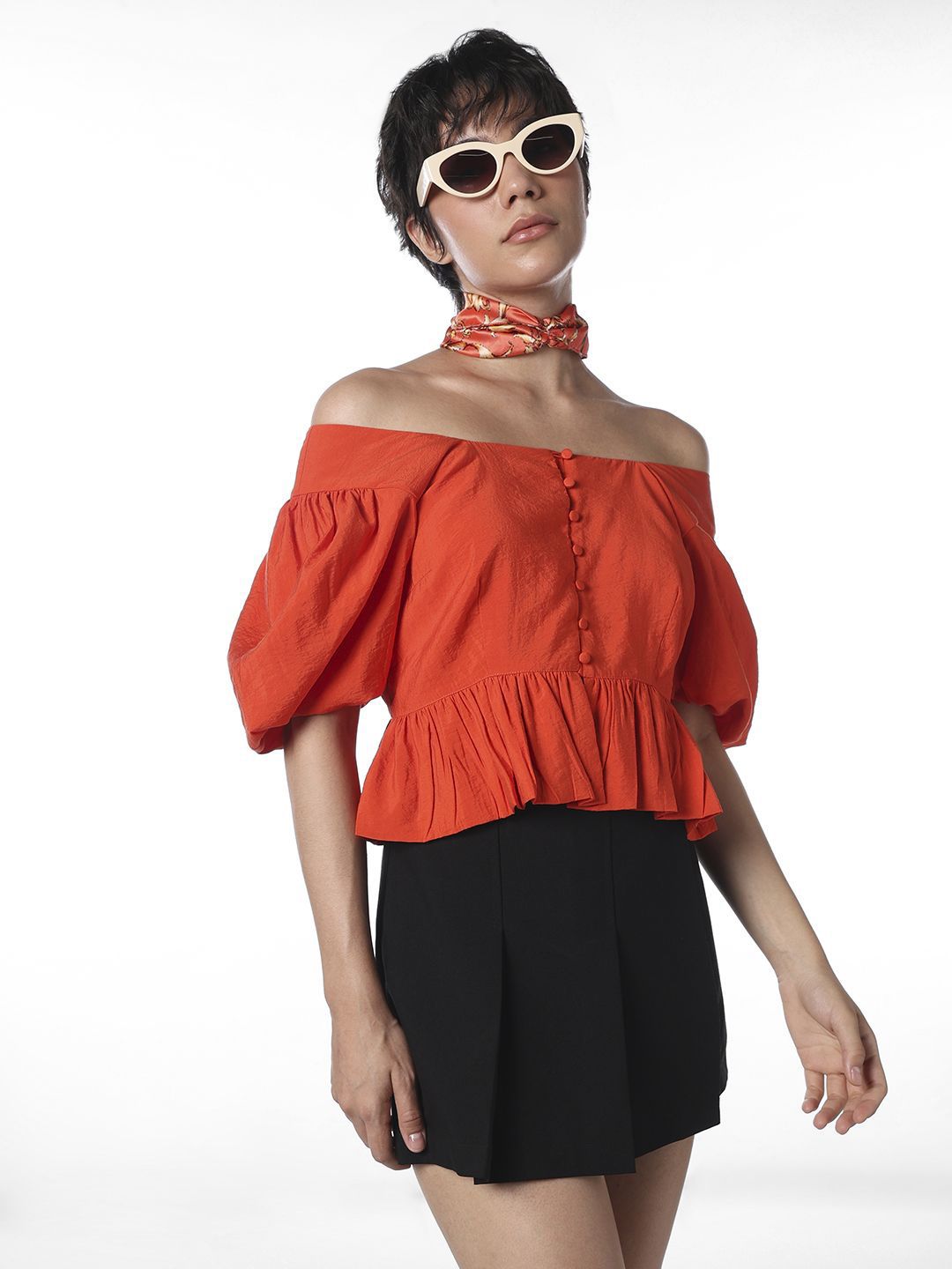 Only Off Shoulder Tops - Buy Only Off Shoulder Tops online in India