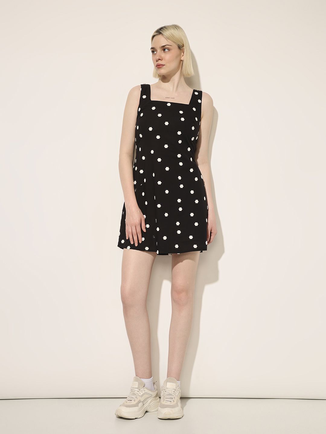 Jacquard Mini Dress