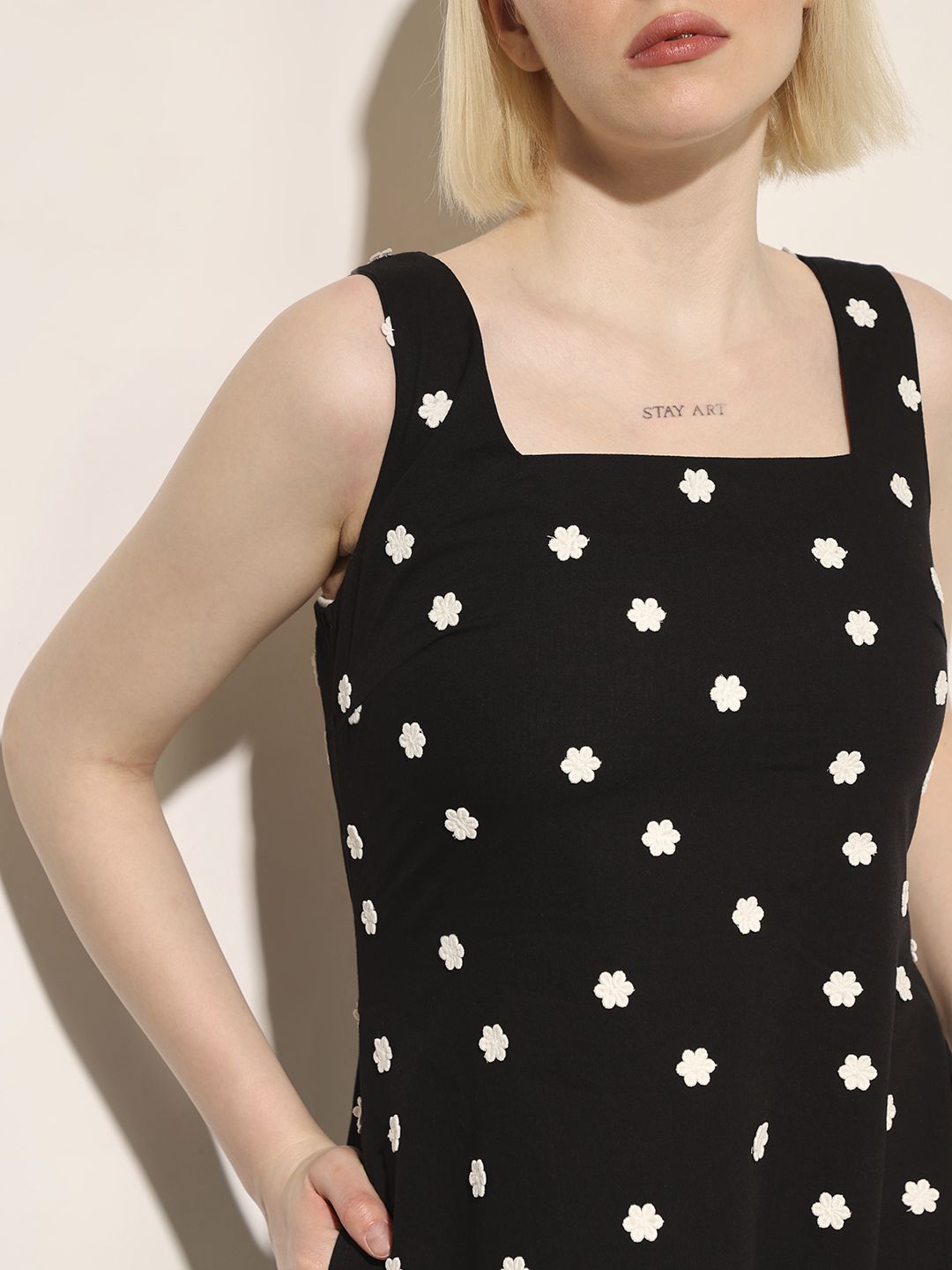 Jacquard Mini Dress