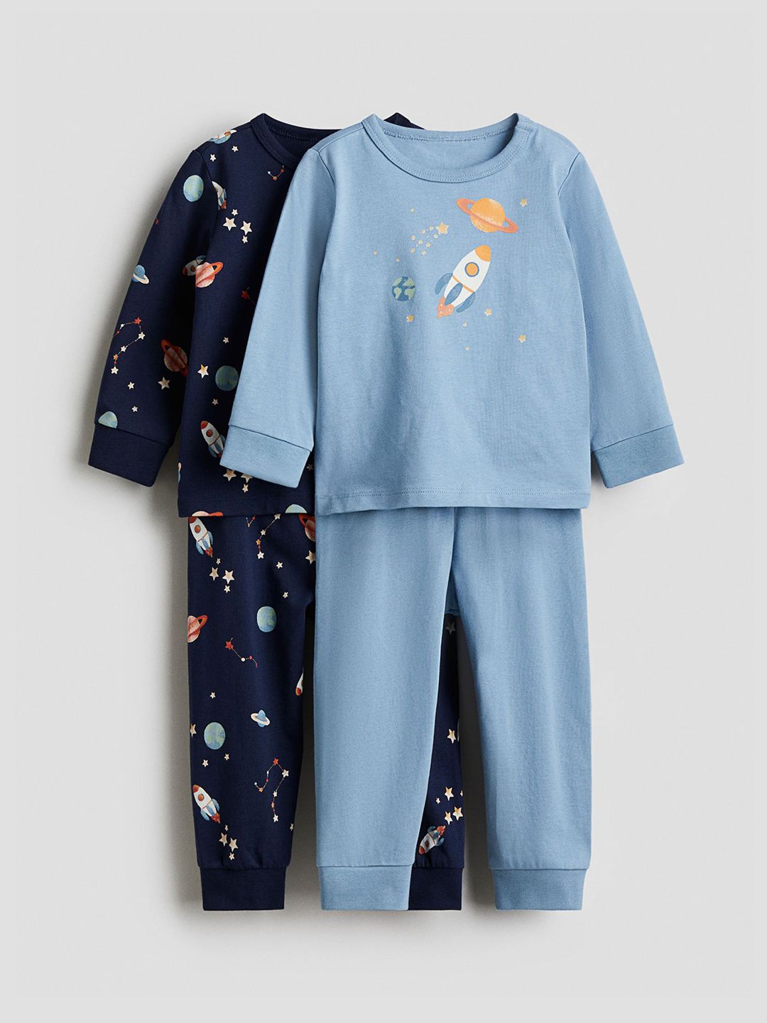 H&M 2-Pack Printed Cotton Pyjamas