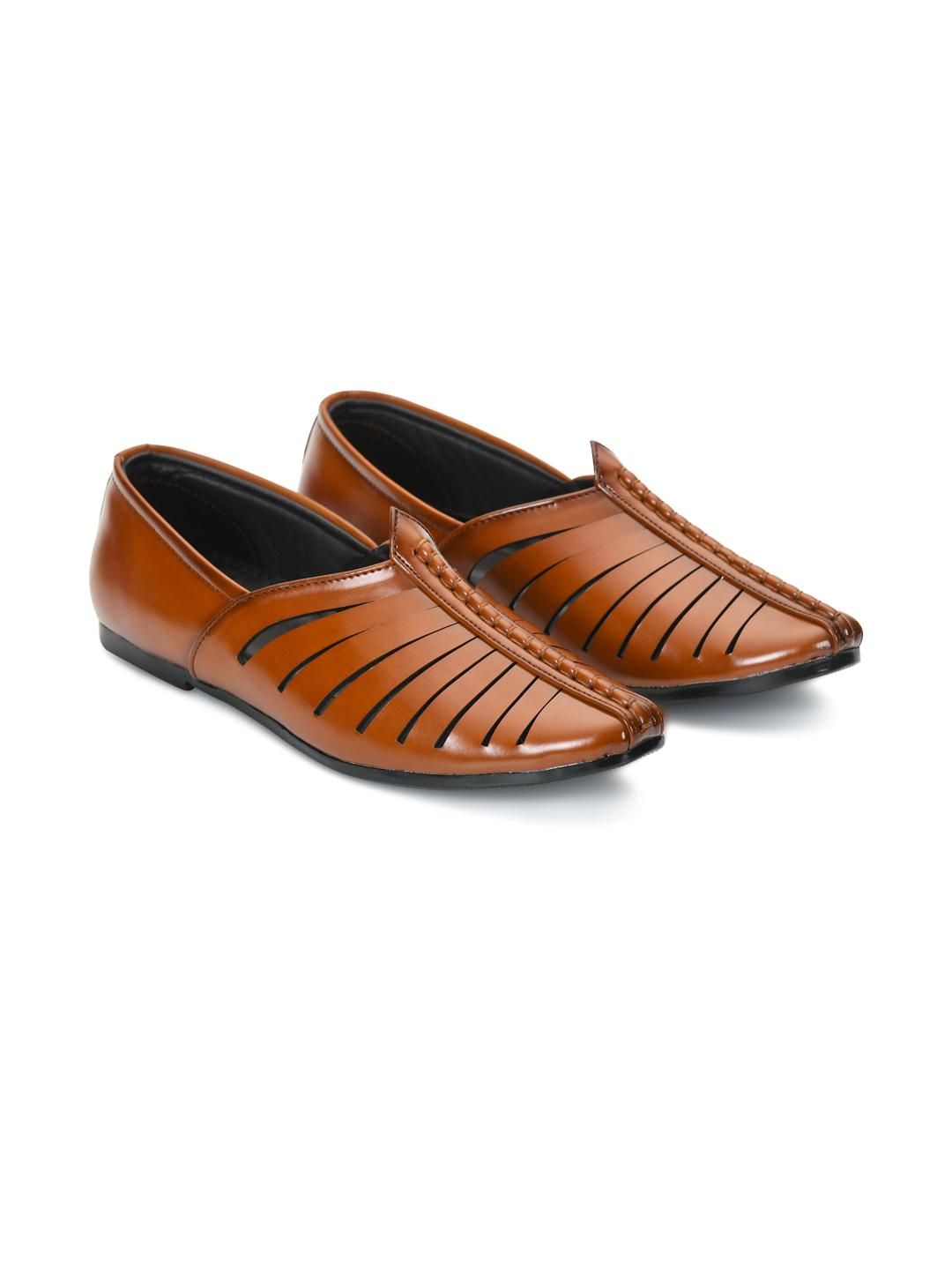 STEPHORN Synthetic Leather Pointed Toe Formal Shoes