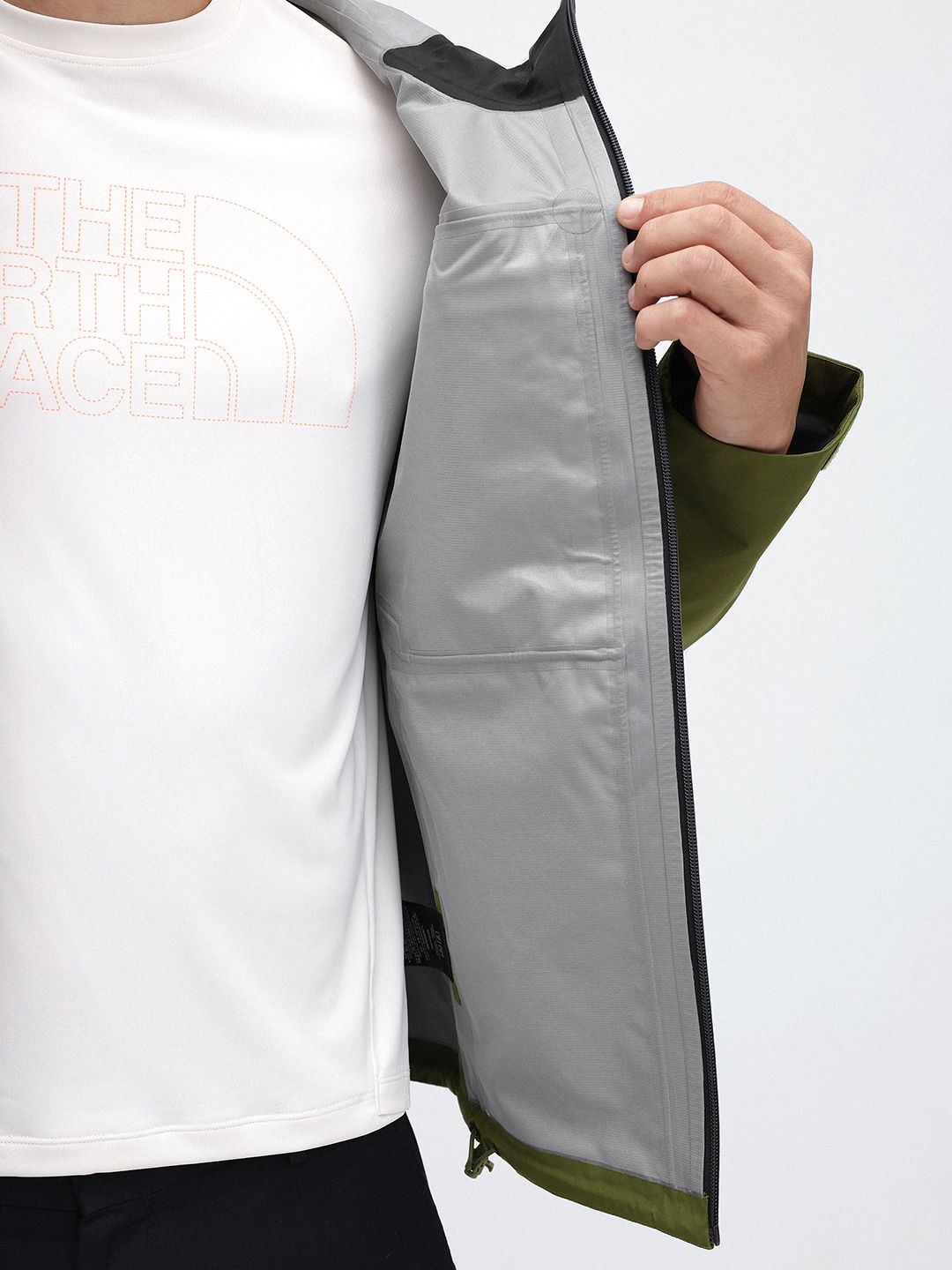 Buy The North Face Colourblocked Water Resistant Hooded Jacket