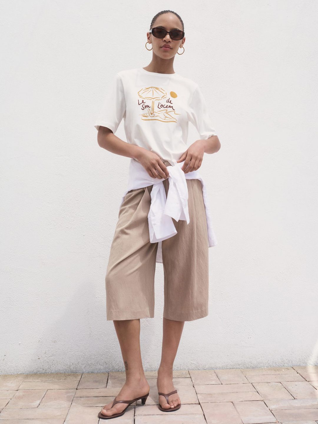 Typography Print Relaxed Fit T-shirt