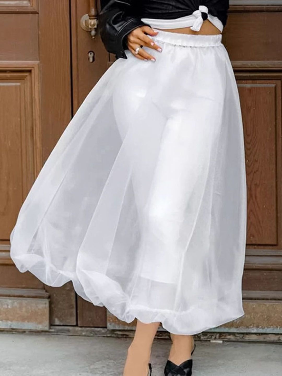 StyleCast StyleCast Women Flared Maxi Skirt