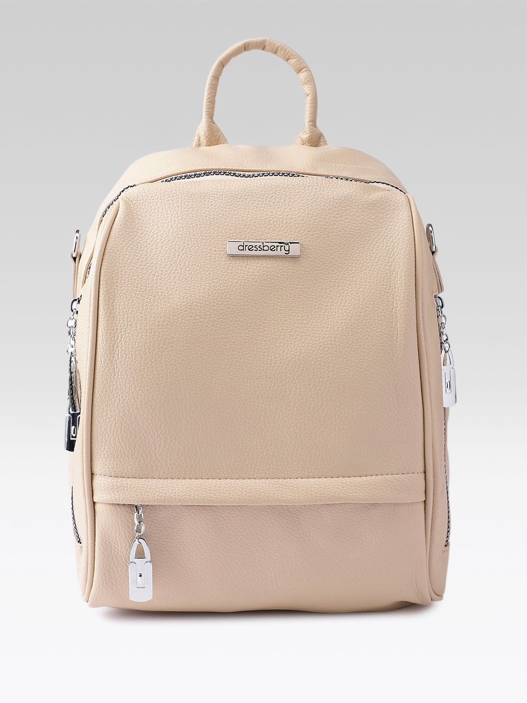 DressBerry Women Zip Detail Backpack Price in India