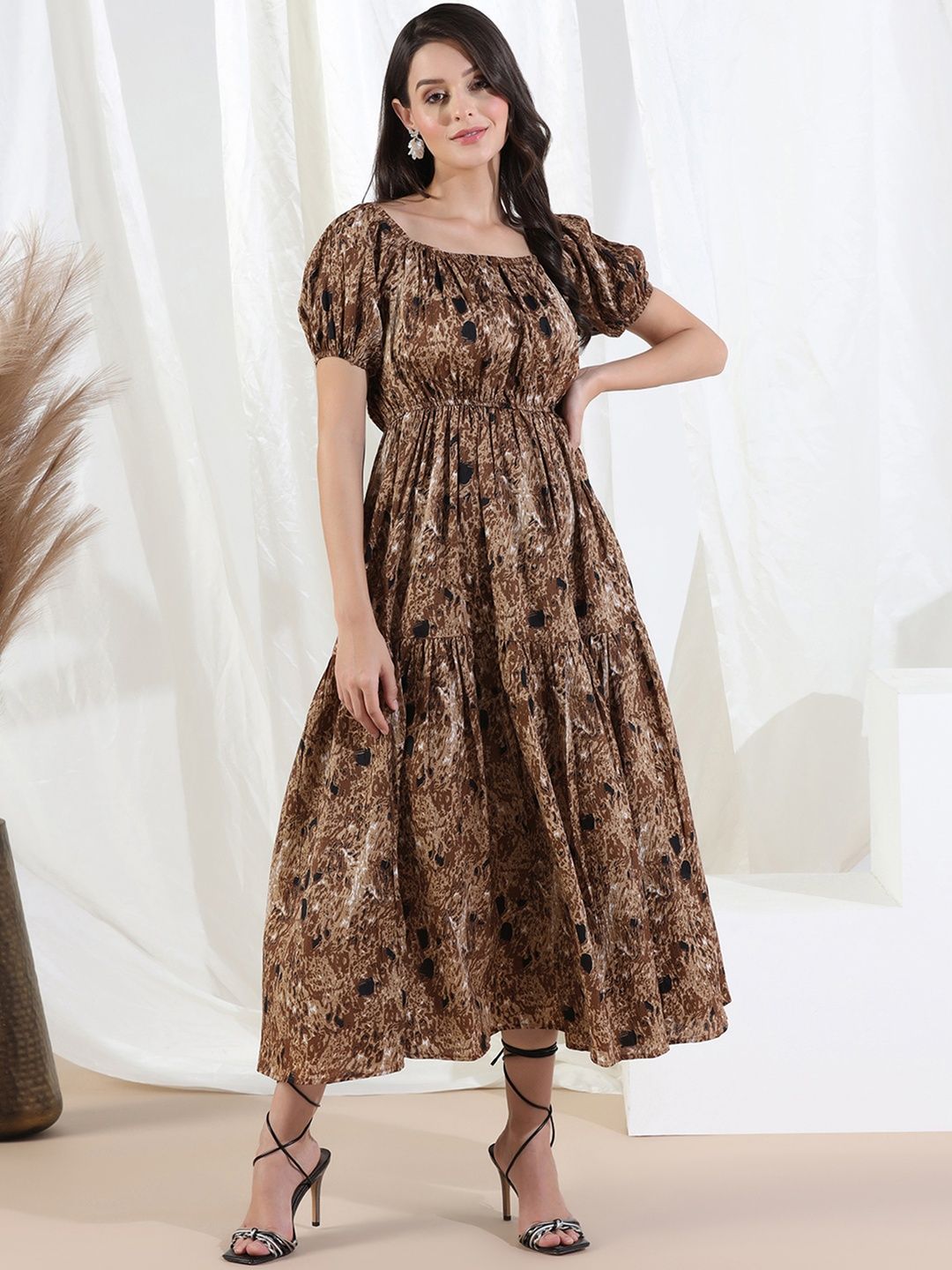 Brown Casual Wear Dresses - Buy Brown Casual Wear Dresses online in India