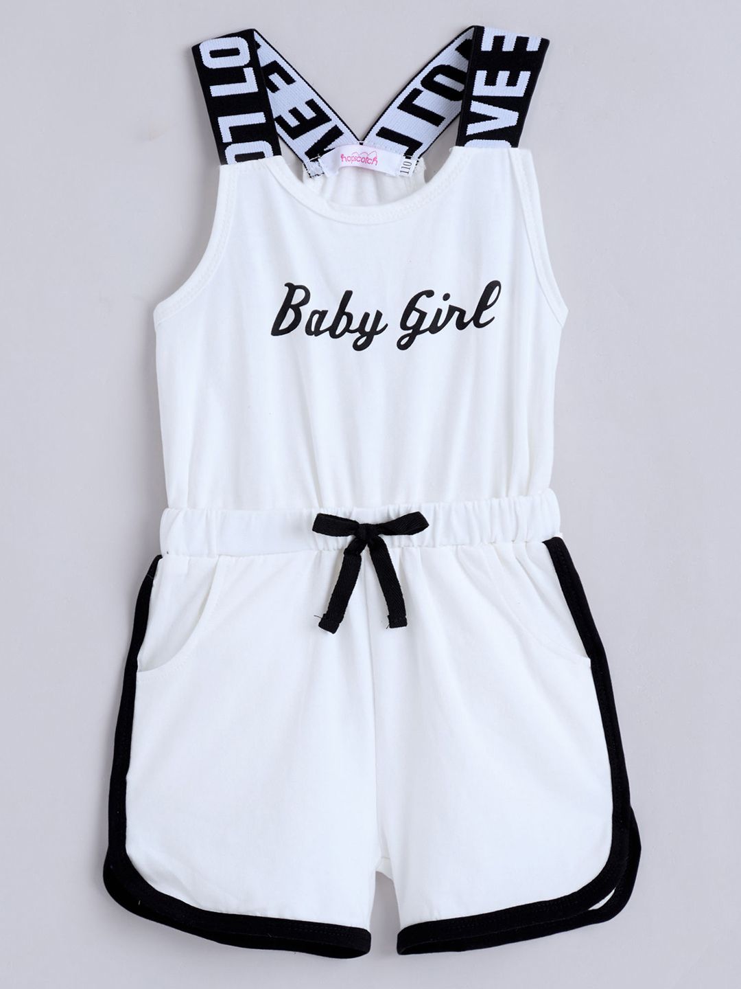 Hopscotch Girls Printed Jumpsuit