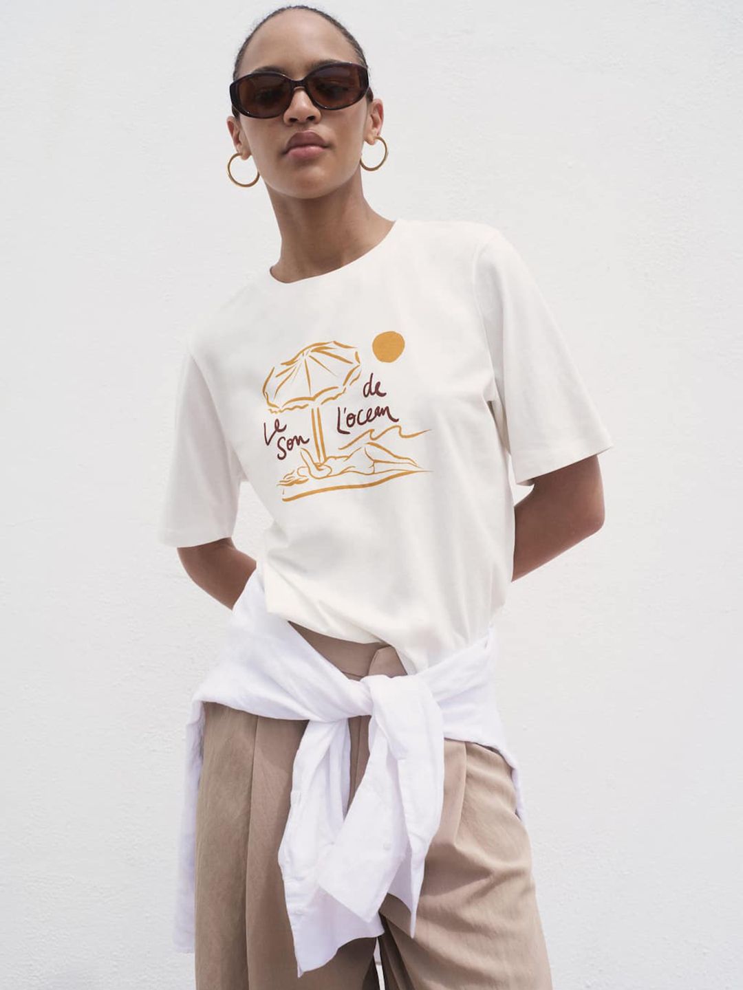 Typography Print Relaxed Fit T-shirt