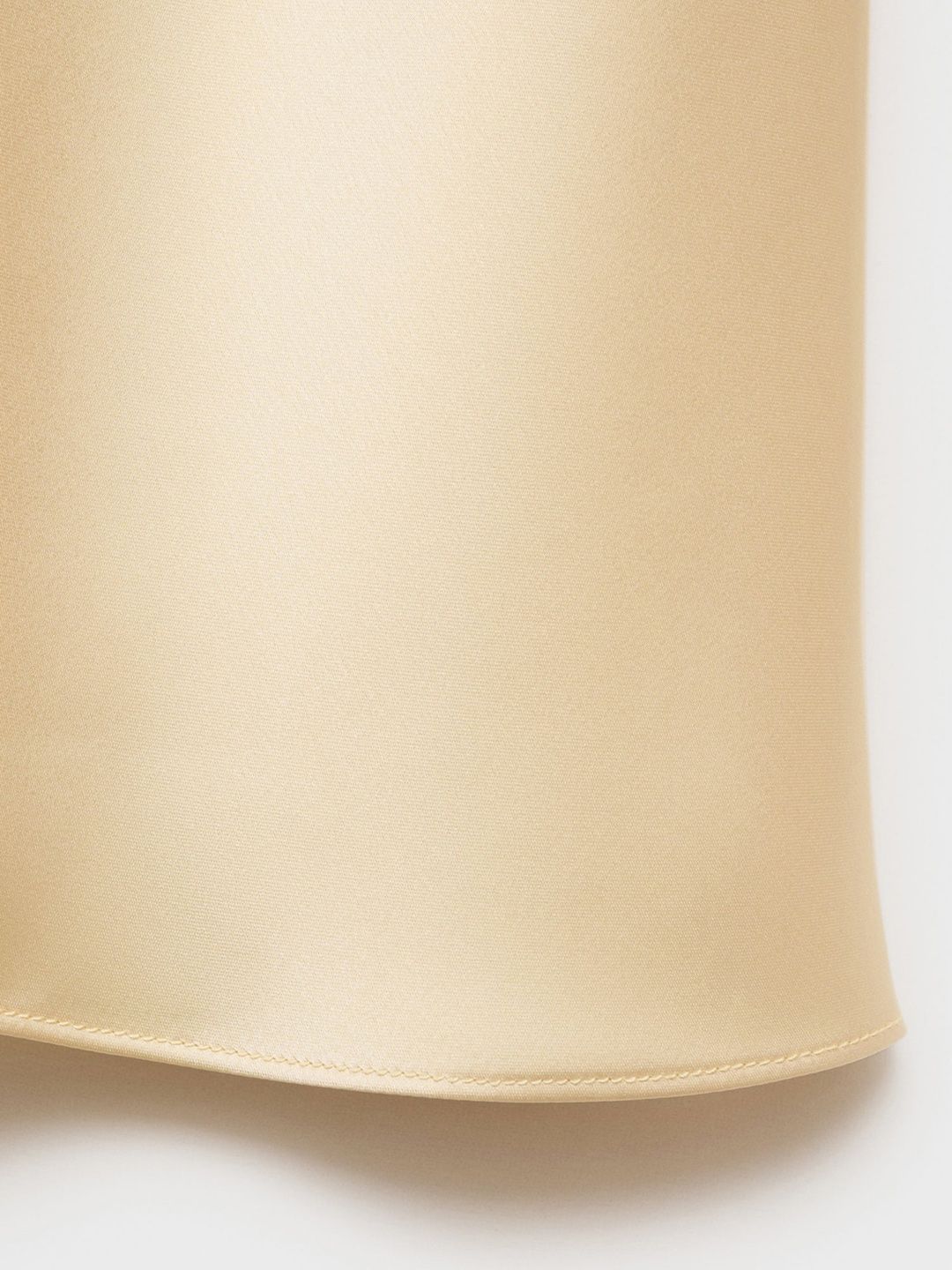 Satin A-Line Midi Skirt
