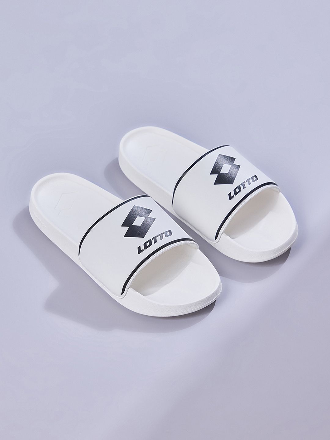Lotto Men Midway White Slides