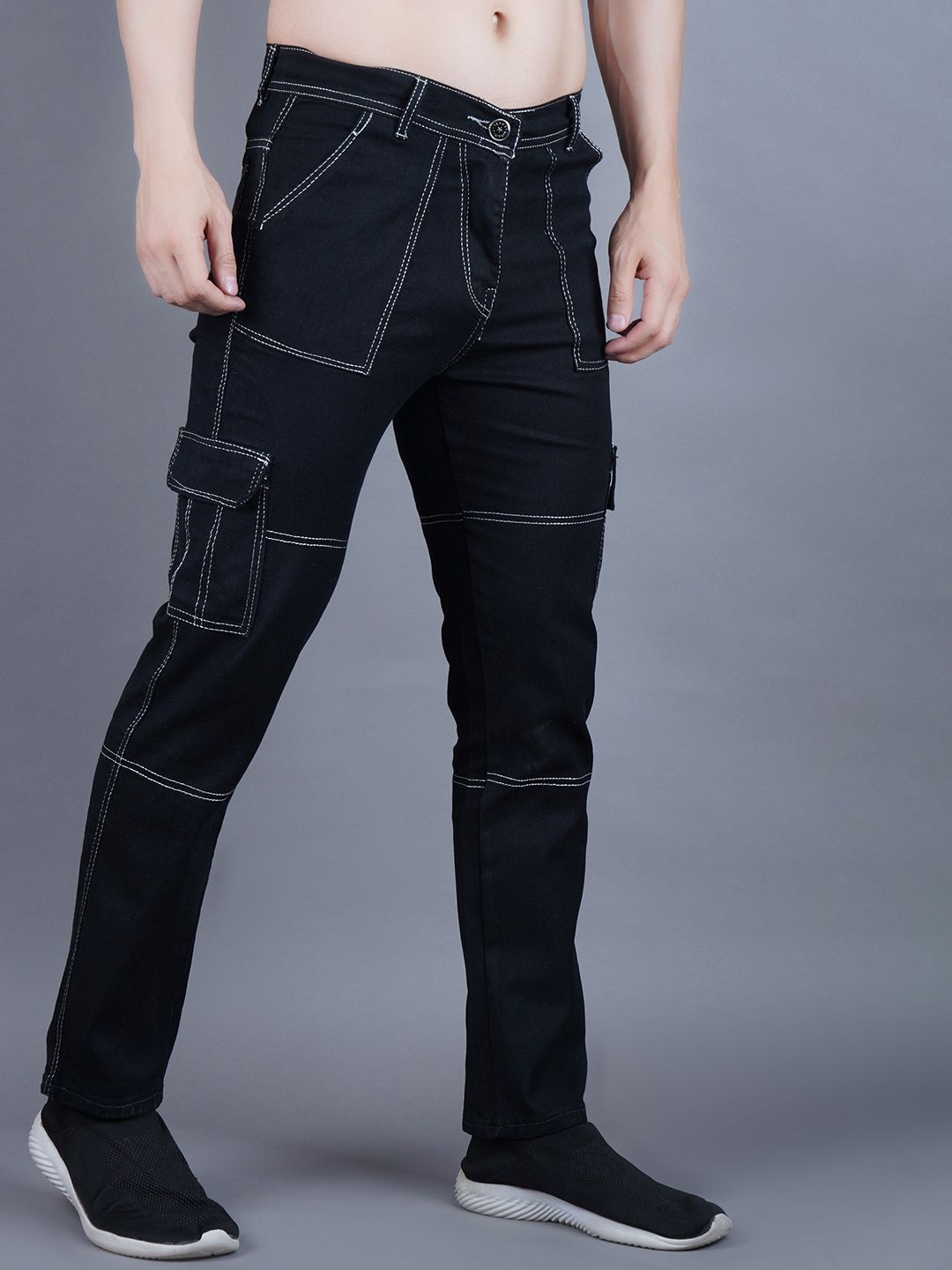MaverIQ Men Slim Fit Mid-Rise Stretchable Jeans