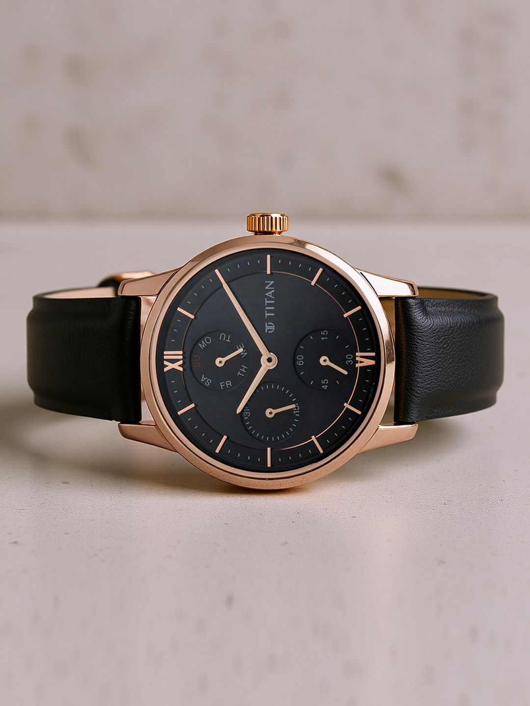 Buy Titan Workwear Regal Multifunction Analog With Black Dial