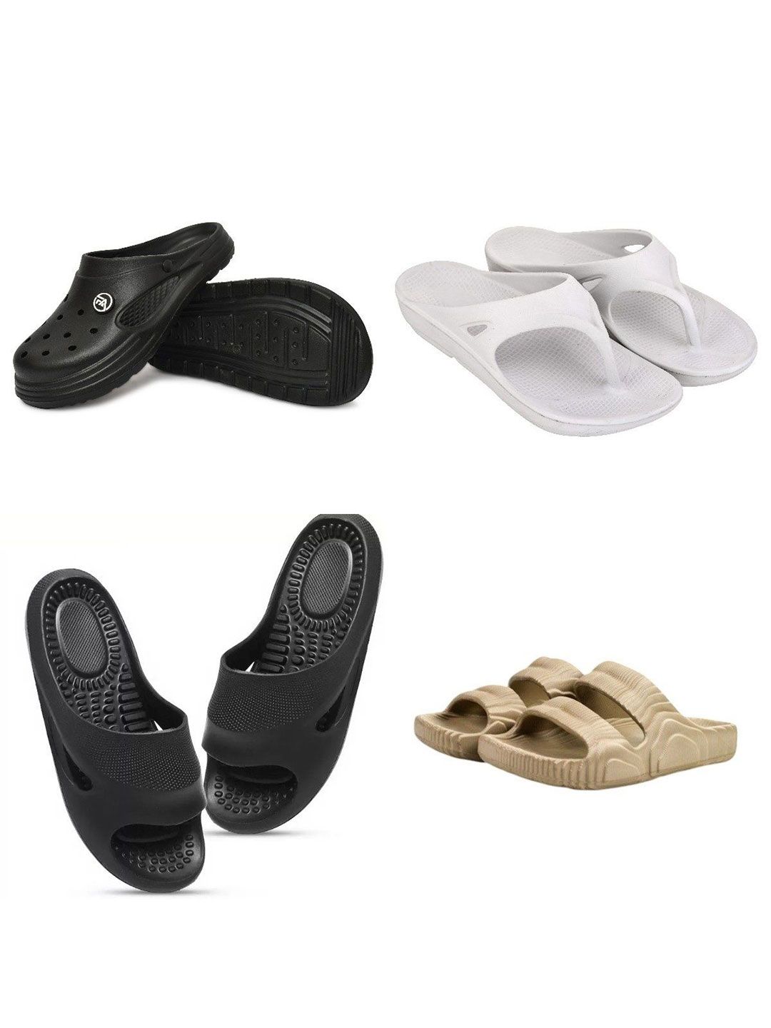 Feel alive Men Set of 4 Lightweight Clogs