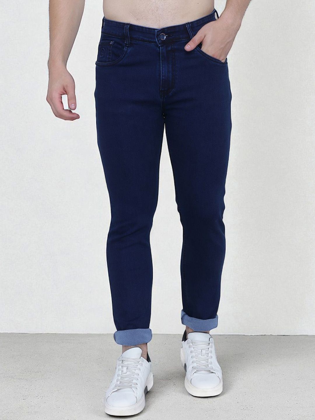 AWACK Men Lean Regular Fit Mid-Rise Stretchable Jeans