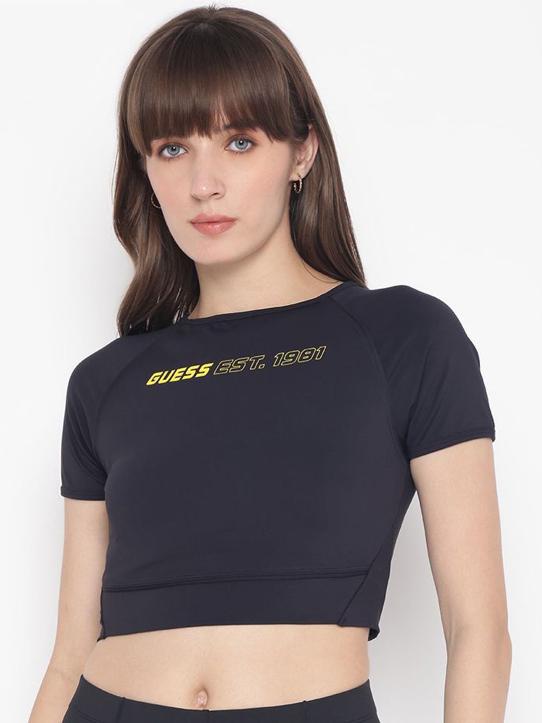 GUESS Printed Crop Top