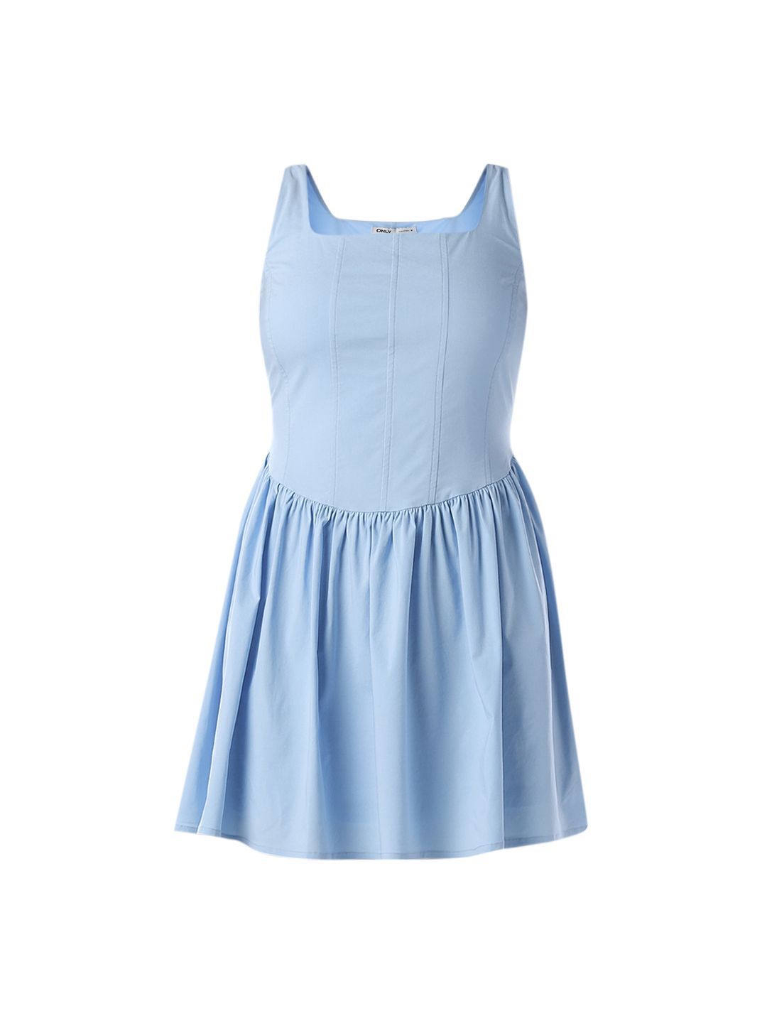 Square Neck Fit & Flare Mini Dress with Jacket
