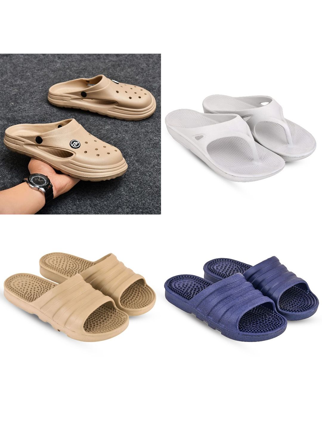 Feel alive Set Of 4 Ultra-Comfortable & Lightweight Sliders