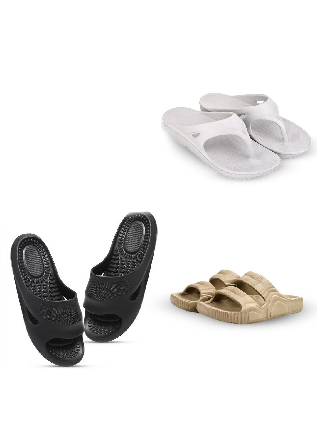 Feel alive Set Of 4 Ultra-Comfortable & Lightweight Clogs