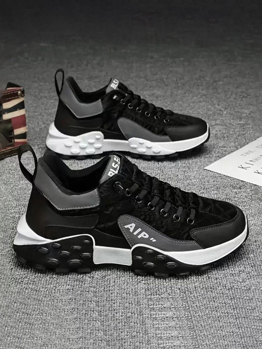 AMICO Men Mesh Lace Ups Training or Gym Non-Marking Sports Shoes