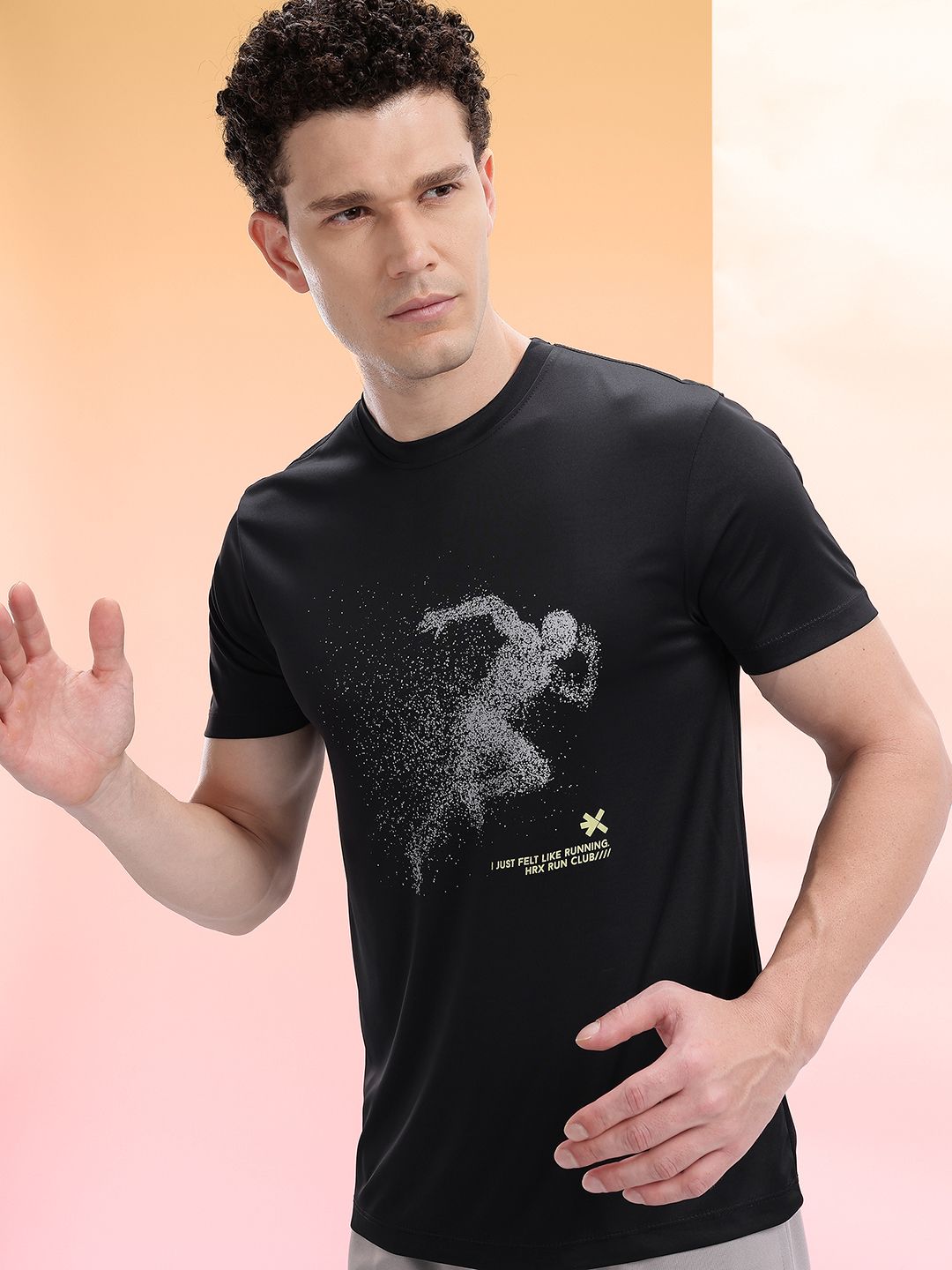 HRX by Hrithik Roshan Graphic Print Running T-shirt