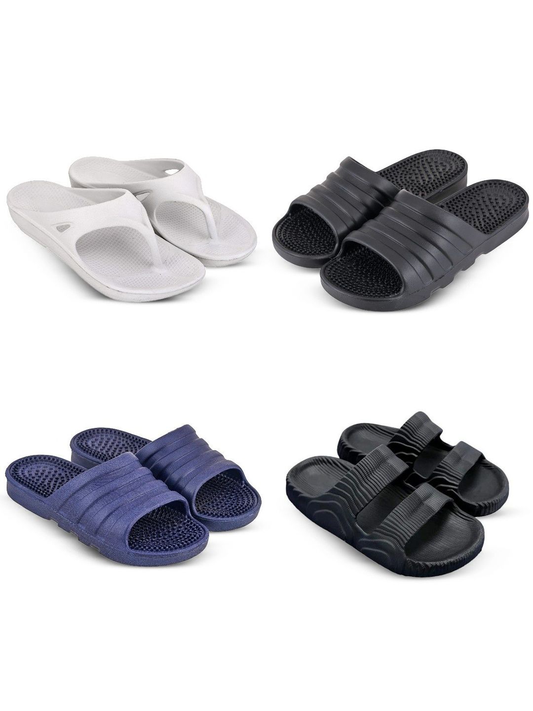 Feel alive Set Of 4 Ultra-Comfortable Lightweight Sliders